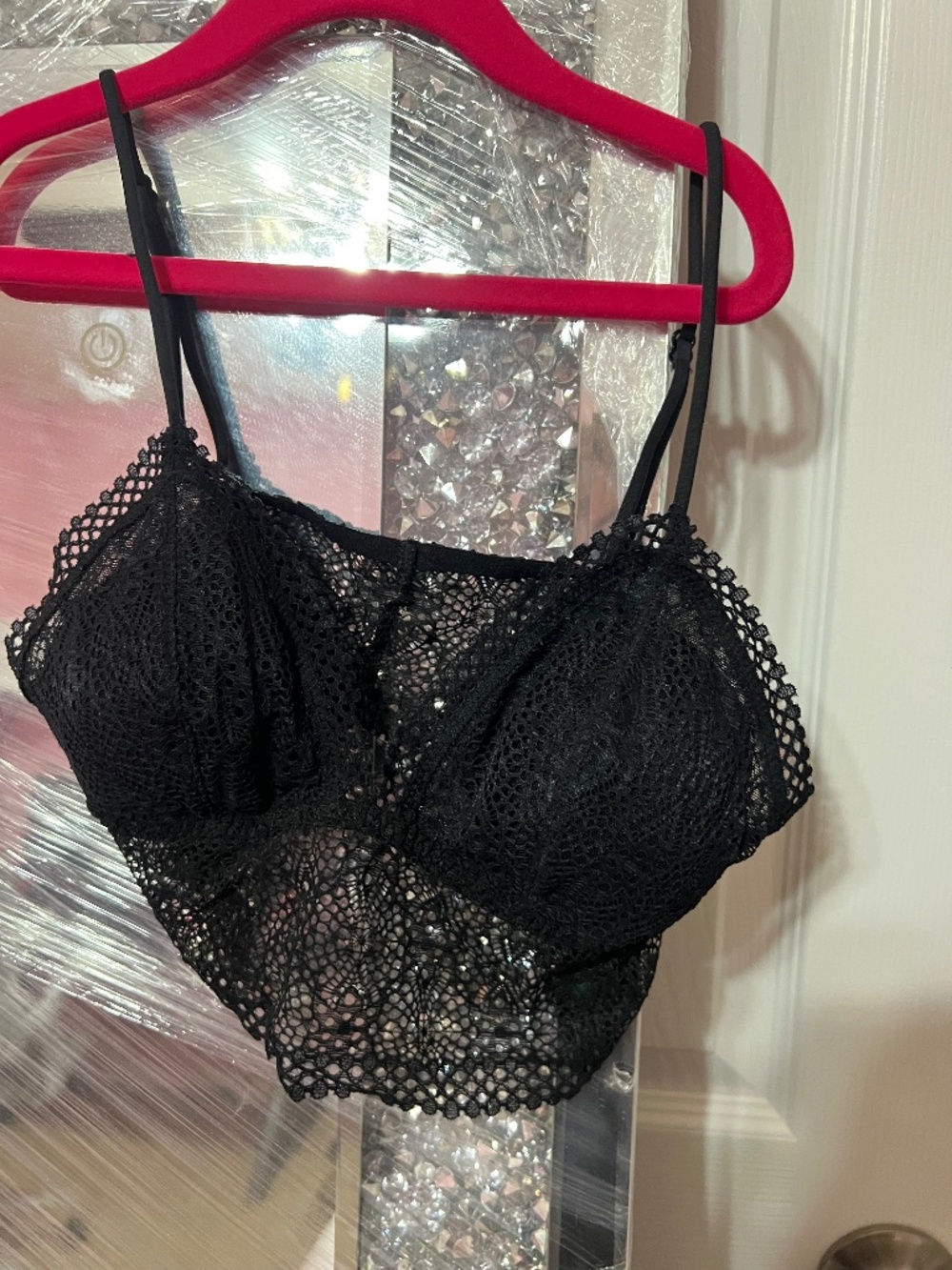 Victoria’s Secret Size Small Black Lace Bralette with removable padding